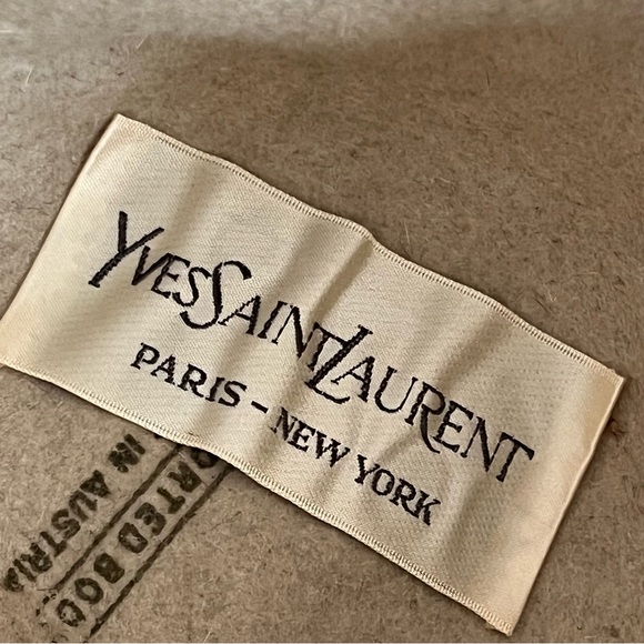 Yves Saint Laurent Vintage YSL Saks Fifth Avenue Boho Mod Striped Wool Hat RARE - Picture 12 of 16